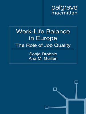 cover image of Work-Life Balance in Europe
